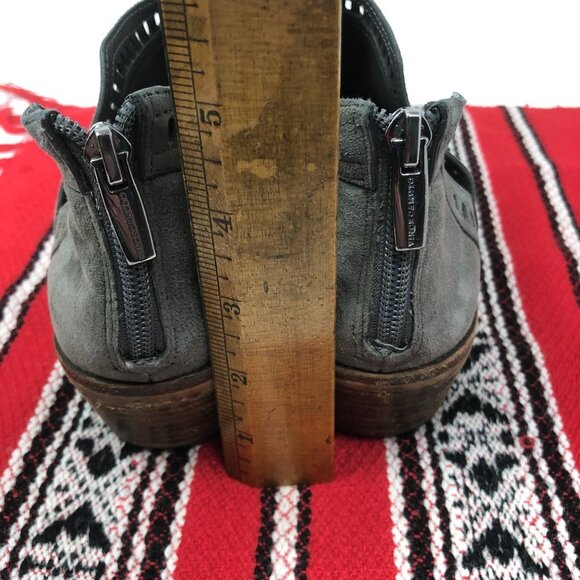 Vince Camuto Leather Suede Persiella Booties 8.5 - Picture 8 of 13